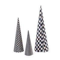 Courtly Cone Trees, Set of 3