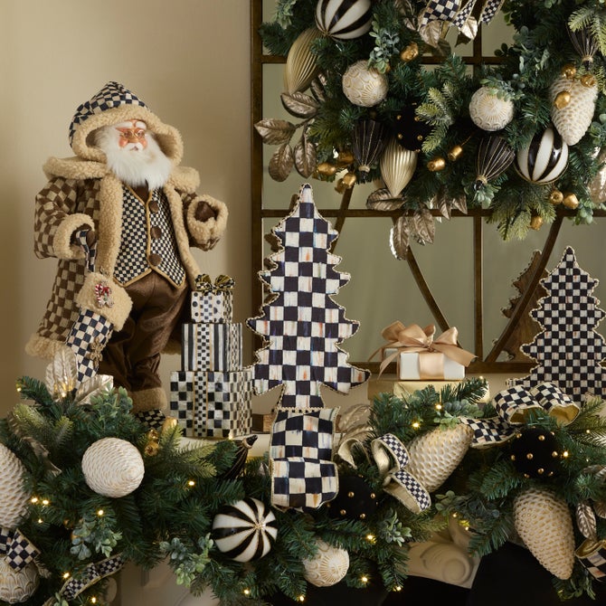 Courtly Check Forest Trees, Set of 2 image number 1