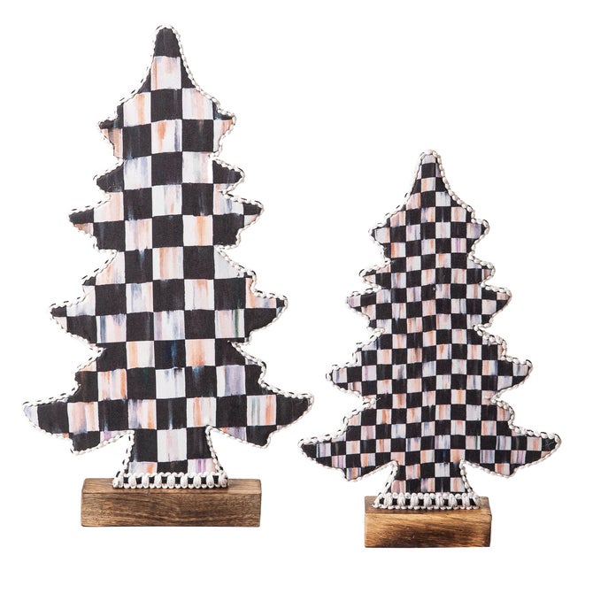 Courtly Check Forest Trees, Set of 2 image number 0
