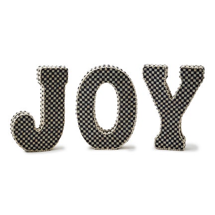 Courtly Joy Fabric Letter Blocks