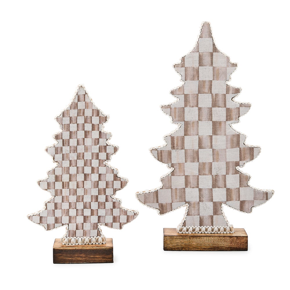 Mocha Check Forest Trees, Set of 2 mackenzie-childs Panama imagen 1