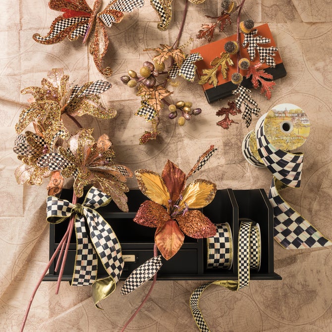 Courtly Check 1" Ribbon image number 10