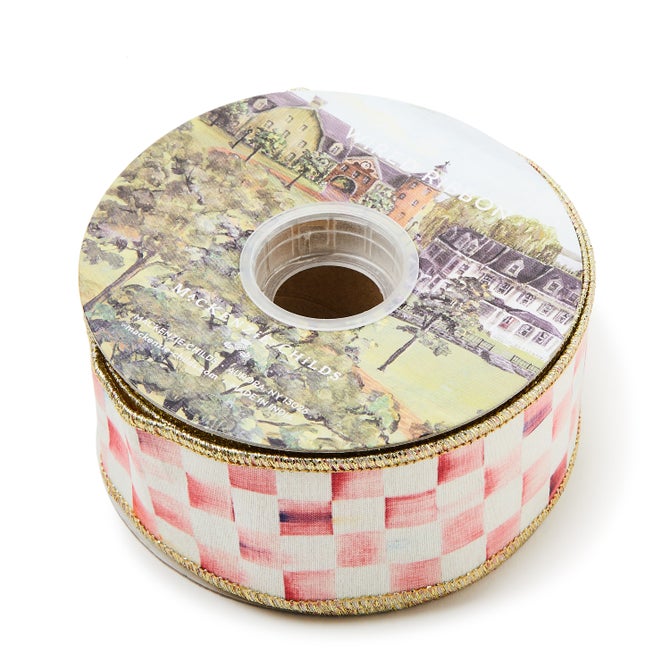Rosy Check 2" Ribbon image number 1