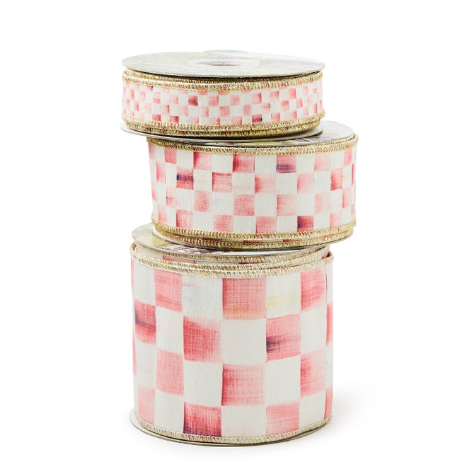 Rosy Check 2" Ribbon image number 2