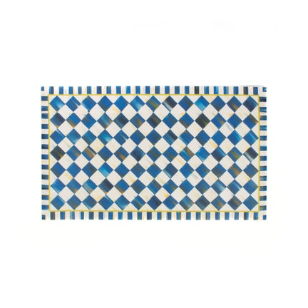 Royal Check Floor Mat - 2' x 3'