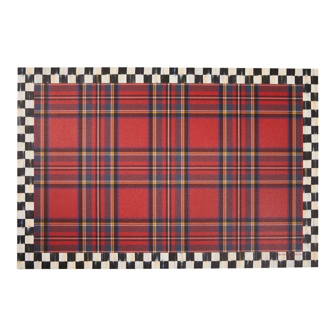 Tartan Red 2' x 3' Floor Mat image number 0