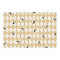 Honeycomb with Bees Floor Mat