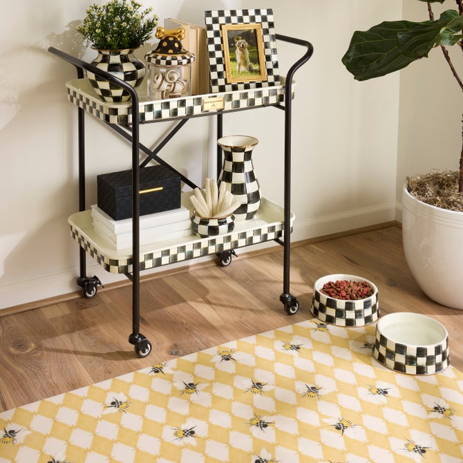 Honeycomb with Bees 3' x 5' Floor Mat image number 2