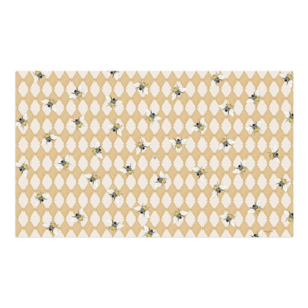 Honeycomb with Bees 3' x 5' Floor Mat