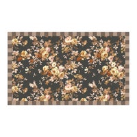Cafe Floral Vinyl Floor Mat