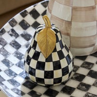 Courtly Check Pear Decor
