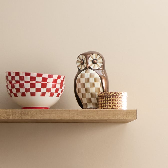 Mocha Check Owl image number 3