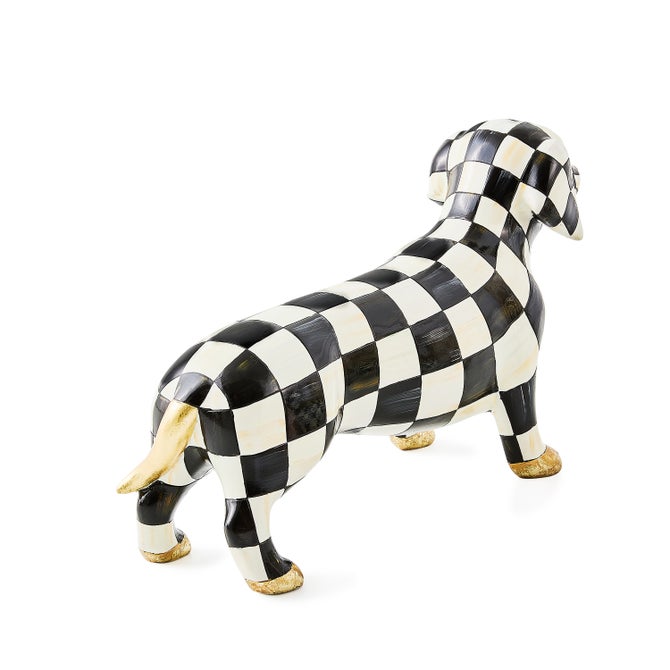 Courtly Check Dachshund Figurine image number 2