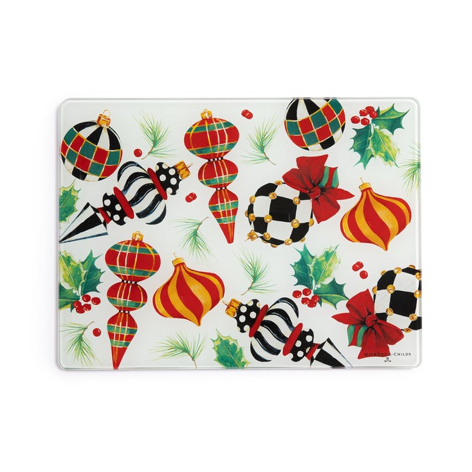 Deck the Halls Large Cutting Board image number 0