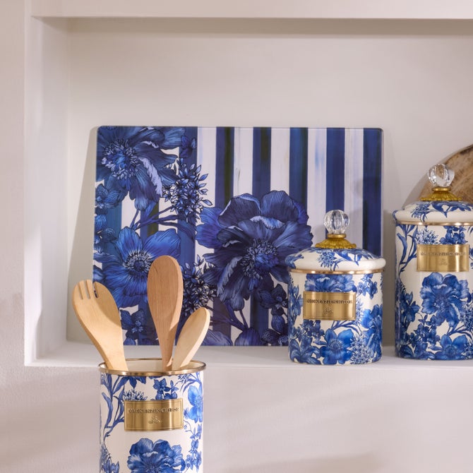 Royal English Garden Glass Cutting Boards, Set of 2 image number 1