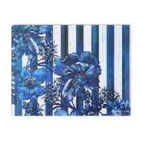 Royal English Garden Glass Cutting Board, Set of 2