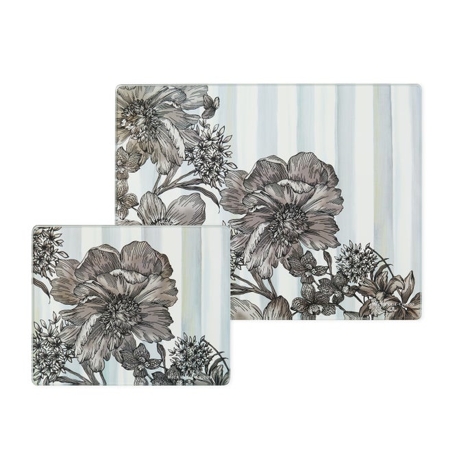 Sterling English Garden Glass Cutting Board, Set of 2 image number 0