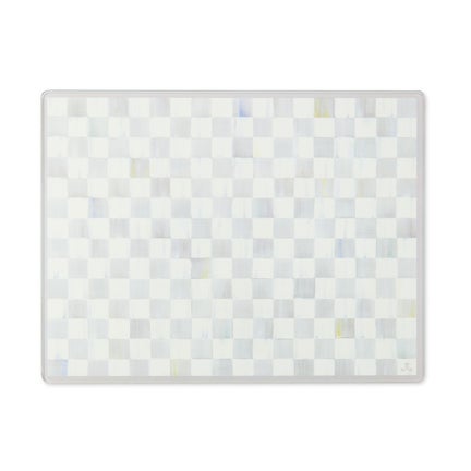 Sterling Check Glass Cutting Board, Set of 2