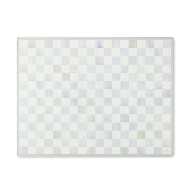 Sterling Check Glass Cutting Boards, Set of 2 image number 1