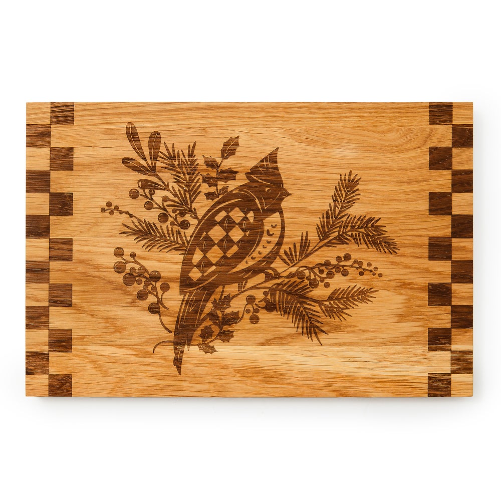 Cardinal Wood Serving Board mackenzie-childs Panama imagen 1