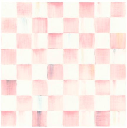 Rosy Check Peel & Stick Wallpaper