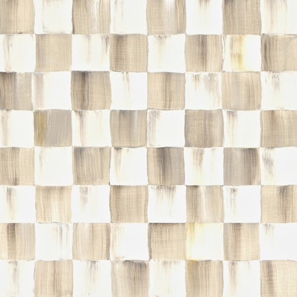 Mocha Check Peel & Stick Wallpaper