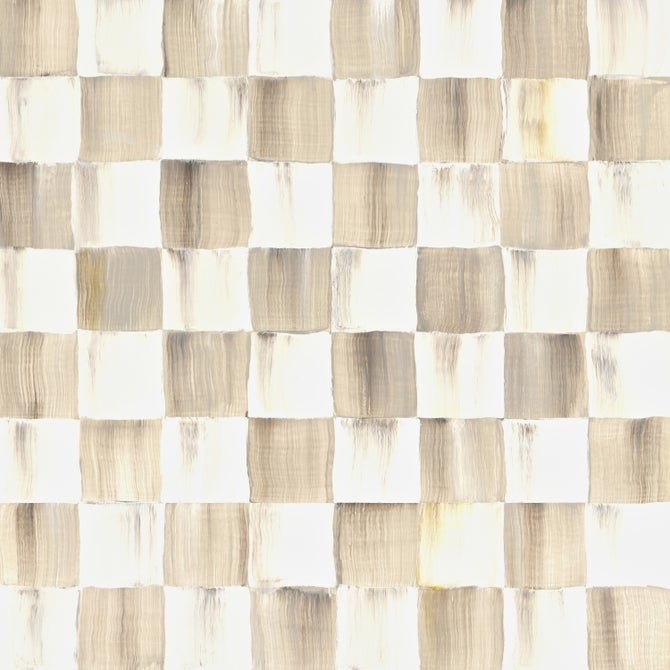 Mocha Check Peel & Stick Wallpaper image number 0
