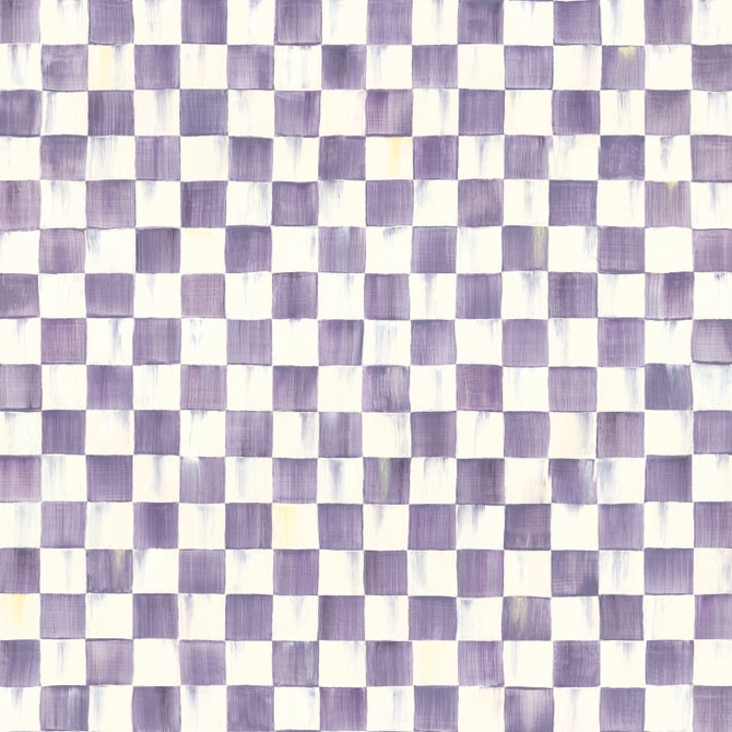 Violet Check Peel & Stick Wallpaper image number 0