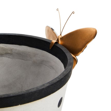 Courtly Check Butterfly Pot Climber