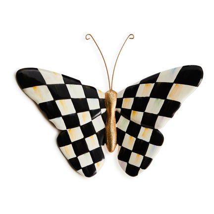 Courtly Check Butterfly Pot Climber