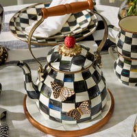 Courtly Check Butterfly Magnets, Set of 3