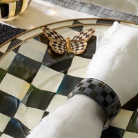 Courtly Check Butterfly Magnets, Set of 3