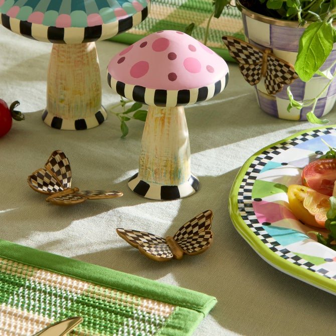 Courtly Check Butterfly Magnets, Set of 3 image number 6