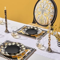 Gold Check Flatware 5-Piece Place Setting