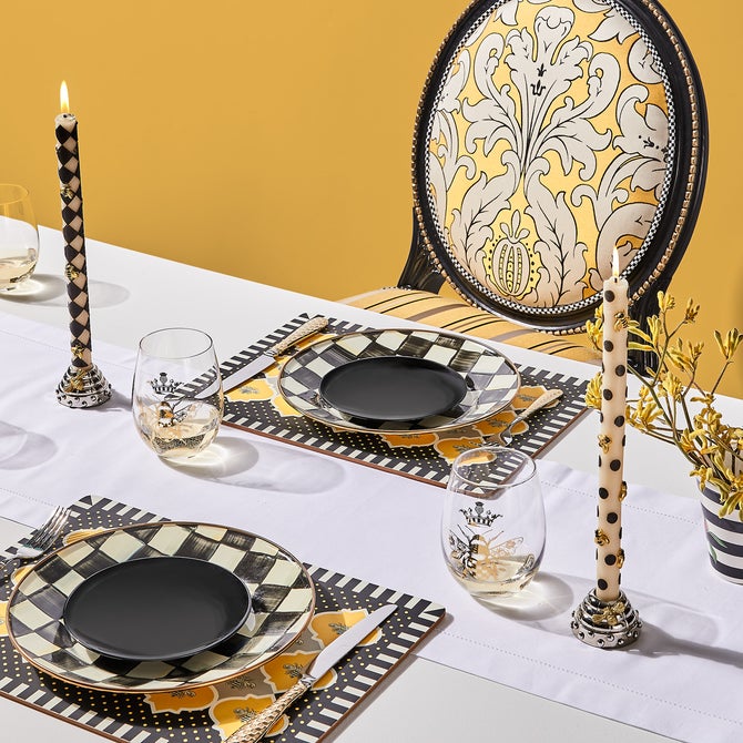 Gold Check Flatware 5-Piece Place Setting image number 3