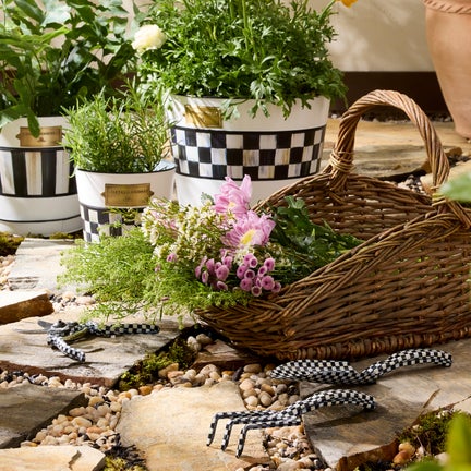 Courtly Check Gardening Tools, Set of 3