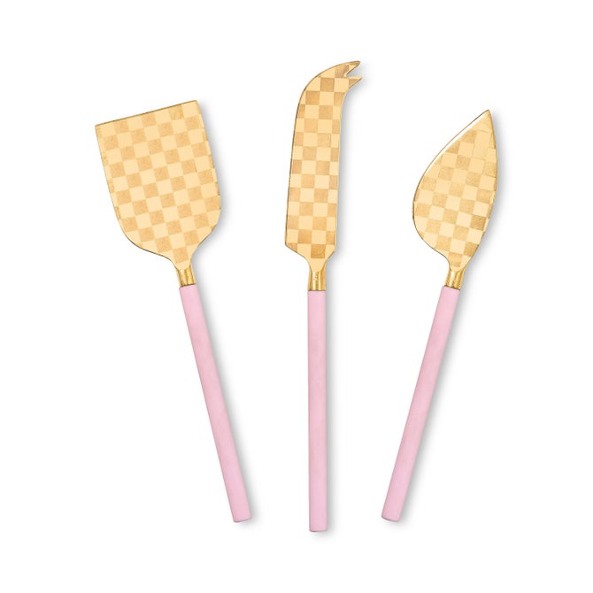 Rosy Cheese Knife Set image number 0