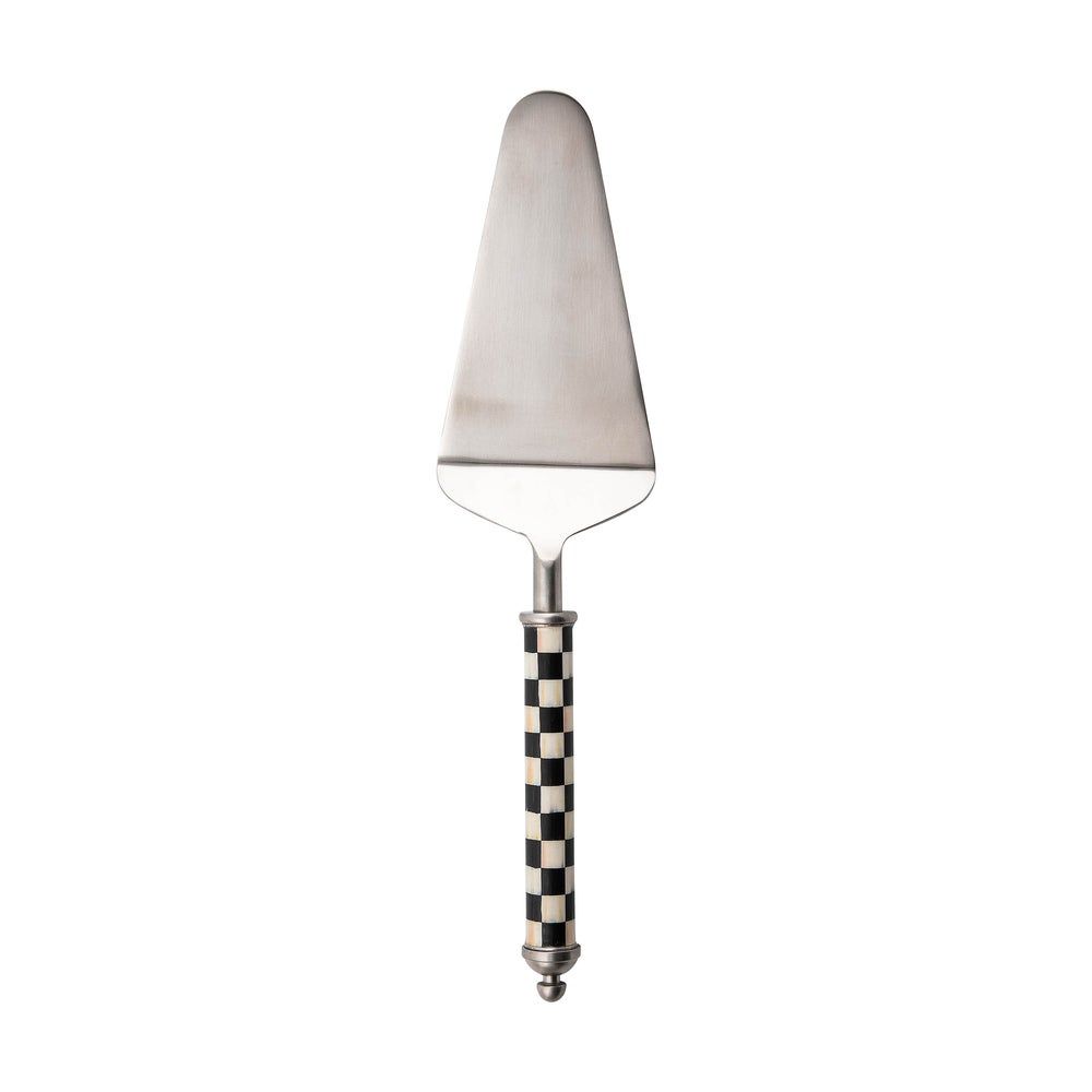 Courtly Check Supper Club Pie Server mackenzie-childs Panama imagen 1