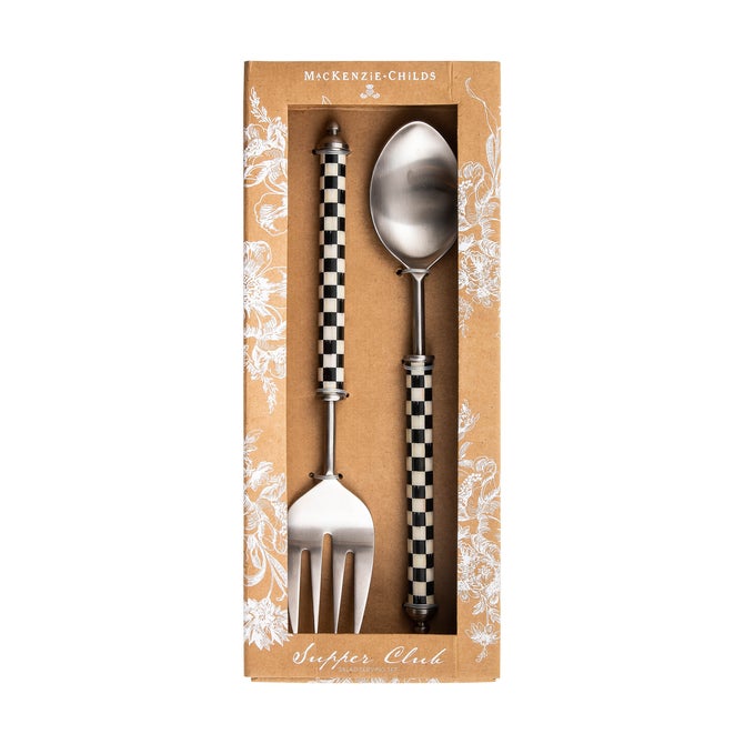 Courtly Check Supper Club Salad Serving Set image number 2