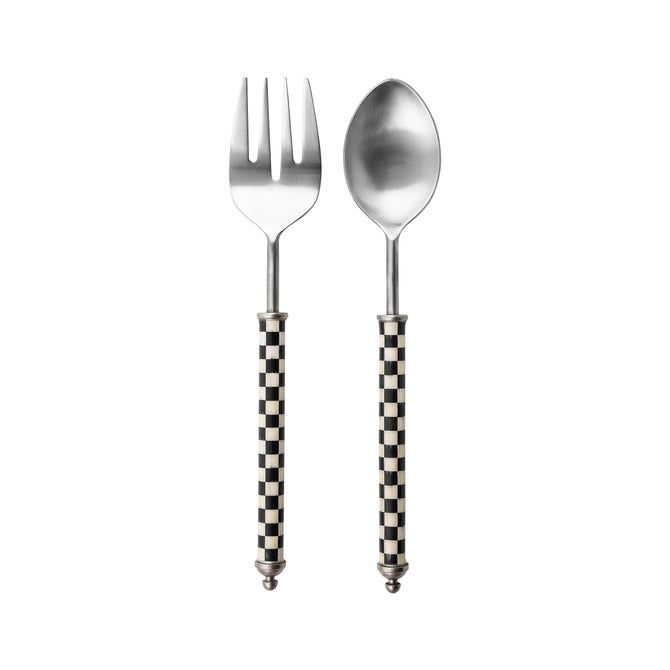 Courtly Check Supper Club Salad Serving Set image number 0