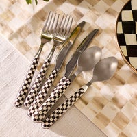 Courtly Check Bistro Flatware 5 Piece Place Setting
