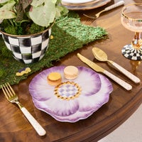 Rosy Check Bistro Flatware 5 Piece Place Setting