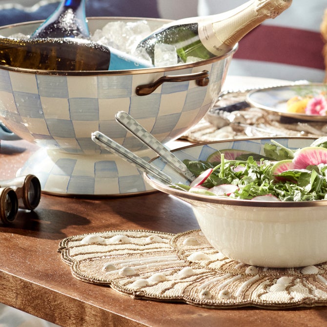 Sterling Check Bistro Salad Serving Set image number 2