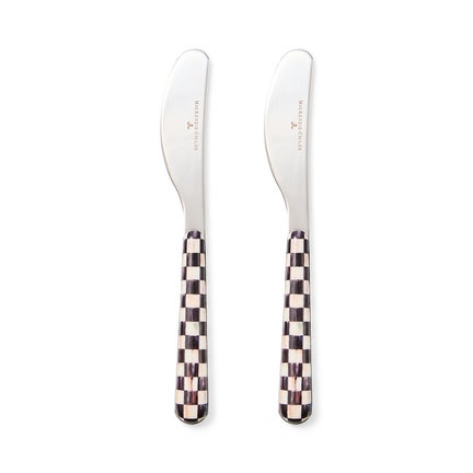 Courtly Check Bistro Spreaders, Set of 2
