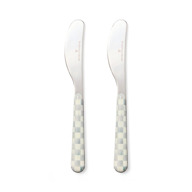 Sterling Check Bistro Spreaders, Set of 2 image number 0