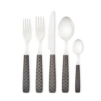 Everyday Black 5-Piece Place Setting