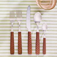 Everyday Leather 5-Piece Place Setting