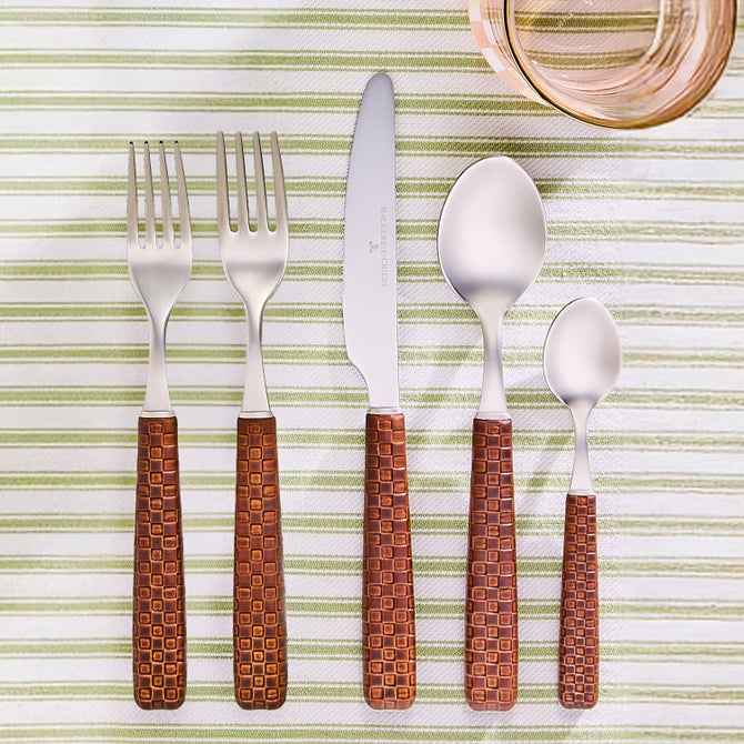 Everyday Leather 5-Piece Place Setting image number 2