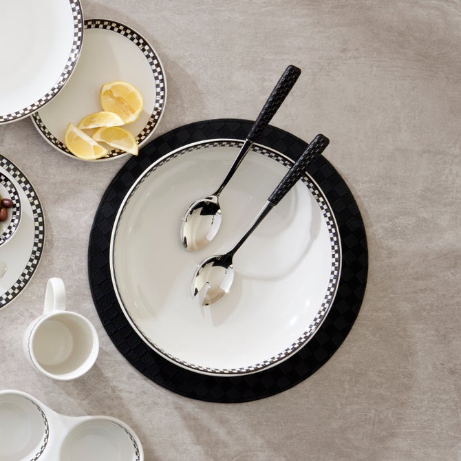 Everyday Black Salad Serving Set image number 1