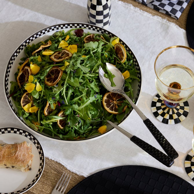 Everyday Black Salad Serving Set image number 2